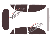 Tinted film kit Kia Rio (4) 5 doors (since 2017) Tinted film kit Kia Rio (4) 5 doors (since 2017)