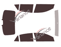 Tinted film kit Kia Rio (4) 4-door sedan (since 2018) Tinted film kit Kia Rio (4) 4-door sedan (since 2018)