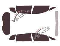 Tönungsfolienkit Kia Rondo 5-Türer (2013 - 2022) Tönungsfolienkit Kia Rondo 5-Türer (2013 - 2022)