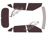 Kia Seltos (1) 5-door tinted film kit (since 2020) Kia Seltos (1) 5-door tinted film kit (since 2020)