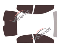 Tinted film kit Kia Soluto (1) 4-door sedan (since 2018) Tinted film kit Kia Soluto (1) 4-door sedan (since 2018)