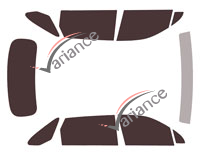 Kit film teinté Kia Sorento (4) 5 portes (depuis 2020) Kit film teinté Kia Sorento (4) 5 portes (depuis 2020)