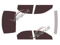 Kia Shuma 5-door tinted film kit (1997 - 2004) Kia Shuma 5-door tinted film kit (1997 - 2004)