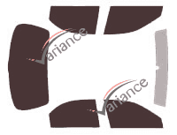 Tinted film kit Kia Spectra (2) 4-door sedan (1998 - 2004) Tinted film kit Kia Spectra (2) 4-door sedan (1998 - 2004)