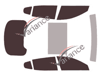 Tinted film kit Kia Stinger (1) 4-door sedan (2017 - 2023) Tinted film kit Kia Stinger (1) 4-door sedan (2017 - 2023)