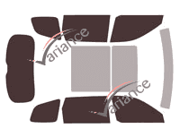 Kia Telluride (1) 5-door tinted film kit (from 2019) Kia Telluride (1) 5-door tinted film kit (from 2019)