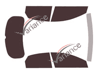 Kia Xceed (1) 5-door tinted film kit (from 2019) Kia Xceed (1) 5-door tinted film kit (from 2019)