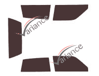 Tinted film kit Lancia Y10 3 doors (1985 - 1995) Tinted film kit Lancia Y10 3 doors (1985 - 1995)