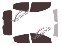 Tinted film kit Lancia Ypsilon (3) 5-door (2011 - 2023) Tinted film kit Lancia Ypsilon (3) 5-door (2011 - 2023)