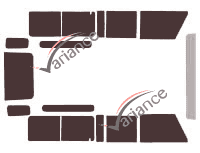 Land Rover Defender (1) 5 puertas (1983 - 2001) kit de lámina tintada Land Rover Defender (1) 5 puertas (1983 - 2001) kit de lámina tintada