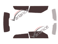 Land Rover Evoque (1) kit pellicola colorata 3 porte (2011 - 2019) Land Rover Evoque (1) kit pellicola colorata 3 porte (2011 - 2019)