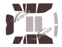 Tönungsfolien-Kit Land Rover Freelander (2) 5-türig (2006 - 2015) Tönungsfolien-Kit Land Rover Freelander (2) 5-türig (2006 - 2015)