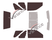 Tönungsfolienkit Land Rover Freelander (1) 3-Türer (1997 - 2006) Tönungsfolienkit Land Rover Freelander (1) 3-Türer (1997 - 2006)