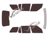 Tönungsfolien-Kit Land Rover Range Rover (4) 5-Türer (2012 - 2021) Tönungsfolien-Kit Land Rover Range Rover (4) 5-Türer (2012 - 2021)