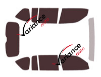 Tinted film kit Lexus LX (4) 600 5-door (since 2022) Tinted film kit Lexus LX (4) 600 5-door (since 2022)