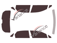 Lexus NX (1) 5-door (2014 - 2022) tinted film kit Lexus NX (1) 5-door (2014 - 2022) tinted film kit