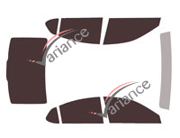 Tinted film kit Lexus IS (4) 4-door sedan (since 2020) Tinted film kit Lexus IS (4) 4-door sedan (since 2020)