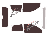 Kit film teinté Ligier IXO 3 portes (2010 - 2020) Kit film teinté Ligier IXO 3 portes (2010 - 2020)