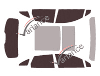 Tönungsfolien-Kit Lincoln MKC 5-Türer (2013 - 2019) Tönungsfolien-Kit Lincoln MKC 5-Türer (2013 - 2019)
