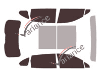 Lincoln Nautilus (5) 5-door tinted film kit (since 2019) Lincoln Nautilus (5) 5-door tinted film kit (since 2019)