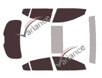 Mazda tinted film kit 3 (3) 5 doors (2013 - 2019) Mazda tinted film kit 3 (3) 5 doors (2013 - 2019)