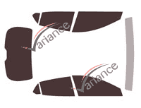 Mazda 3 (4) 5-door tinted film kit (since 2019) Mazda 3 (4) 5-door tinted film kit (since 2019)