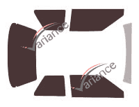 Mazda tinted film kit 323 (6) 3 doors (1989 - 1994) Mazda tinted film kit 323 (6) 3 doors (1989 - 1994)