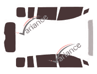 Kit pellicola oscurante Mazda 5 5 porte (2005 - 2011) Kit pellicola oscurante Mazda 5 5 porte (2005 - 2011)