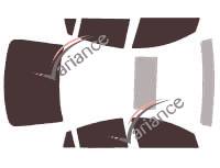 Mazda tinted film kit 6 (2) Sedan 4 doors (2008 - 2013) Mazda tinted film kit 6 (2) Sedan 4 doors (2008 - 2013)