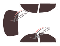 Tinted film kit Mazda 929 Sedan 4-door (1991 - 1996) Tinted film kit Mazda 929 Sedan 4-door (1991 - 1996)