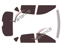 Kit film teinté Mazda CX-5 (2) 5 portes (2017 - 2025) Kit film teinté Mazda CX-5 (2) 5 portes (2017 - 2025)