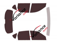 Mazda CX-60 (1) 5-door tinted film kit (since 2023) Mazda CX-60 (1) 5-door tinted film kit (since 2023)