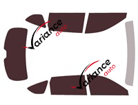 Mazda CX-8 (1) 5-door (2018 - 2025) tinted film kit Mazda CX-8 (1) 5-door (2018 - 2025) tinted film kit