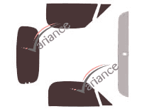 Mazda MX-5 (3) Cabriolet 2-door (2005 - 2015) tinted film kit Mazda MX-5 (3) Cabriolet 2-door (2005 - 2015) tinted film kit