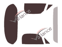 Mazda MX-5 (3) Cabriolet 2-door (2005 - 2015) tinted film kit Mazda MX-5 (3) Cabriolet 2-door (2005 - 2015) tinted film kit