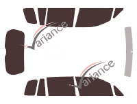 Mazda Premacy (1) 5 puertas (1998 - 2005) kit de láminas tintadas Mazda Premacy (1) 5 puertas (1998 - 2005) kit de láminas tintadas