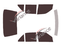 Tönungsfolienset Mercedes-Benz 300-400 Kurze Limousine 4 Türen (1992 - 1999) Tönungsfolienset Mercedes-Benz 300-400 Kurze Limousine 4 Türen (1992 - 1999)