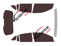 Mercedes-Benz EQA (1) 5-door tinted film kit (from 2021) Mercedes-Benz EQA (1) 5-door tinted film kit (from 2021)