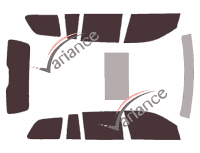 Mercedes-Benz GL-Class (2) 5-door tinted film kit (2013 - 2019) Mercedes-Benz GL-Class (2) 5-door tinted film kit (2013 - 2019)