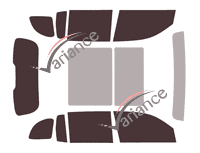 Mercedes-Benz GLB (1) 5-door tinted film kit (from 2020) Mercedes-Benz GLB (1) 5-door tinted film kit (from 2020)