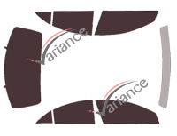 Mercedes-Benz CLA (1) Coupe 4-door tinted film kit (2013 - 2019) Mercedes-Benz CLA (1) Coupe 4-door tinted film kit (2013 - 2019)