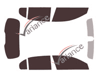 Mercedes-Benz A-Class (4) 5-door tinted film kit (since 2018) Mercedes-Benz A-Class (4) 5-door tinted film kit (since 2018)