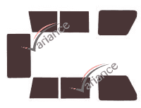 Tinted film kit Mercedes-Benz G-Class (1) 3-door short (1986 - 2006) Tinted film kit Mercedes-Benz G-Class (1) 3-door short (1986 - 2006)