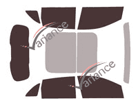 Mercedes-Benz B-Class (3) 5-door tinted film kit (from 2019) Mercedes-Benz B-Class (3) 5-door tinted film kit (from 2019)