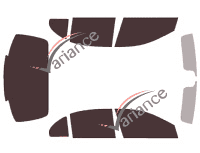 Mercedes-Benz E-Class (5) 4-door sedan (2016 - 2023) tinted film kit Mercedes-Benz E-Class (5) 4-door sedan (2016 - 2023) tinted film kit