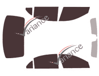 Tinted film kit Mercedes-Benz S-Class (5) Long Sedan 4-door (2013 - 2020) Tinted film kit Mercedes-Benz S-Class (5) Long Sedan 4-door (2013 - 2020)