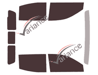 Tinted film kit Mercedes-Benz X-Class (1) Pick Up 4-door (2017 - 2021) Tinted film kit Mercedes-Benz X-Class (1) Pick Up 4-door (2017 - 2021)