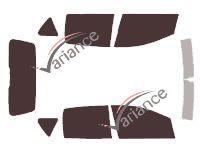 Tinted film kit Mercedes-Benz A-Class (2) 5 doors (2004 - 2012) Tinted film kit Mercedes-Benz A-Class (2) 5 doors (2004 - 2012)