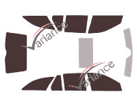 Tinted film kit Mercedes-Benz C-Class (2) Estate 5-door (2000 - 2007) Tinted film kit Mercedes-Benz C-Class (2) Estate 5-door (2000 - 2007)