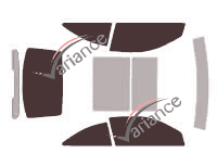 Tinted film kit Mercedes-Benz C-Class (2) Sport Coupe 3-door (2001 - 2008) Tinted film kit Mercedes-Benz C-Class (2) Sport Coupe 3-door (2001 - 2008)